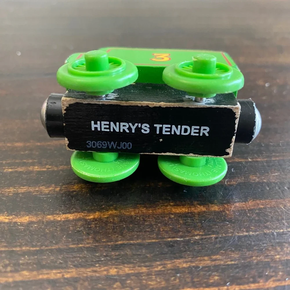 Thomas & Friends‎ Wooden Railway Henry's Tender Green Coal Car Number 3 3069WJ00